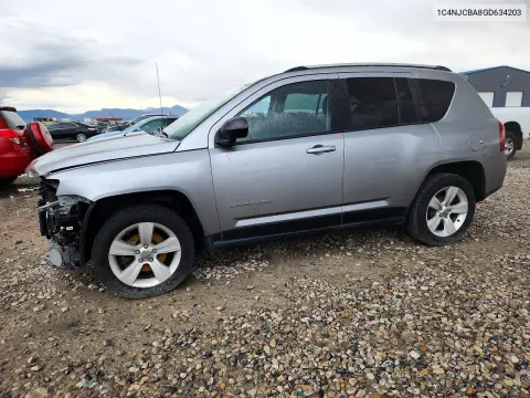 1C4NJCBA8GD634203 — 2016 Jeep Compass, Мелкие вмятины и царапины, фото до ремонта