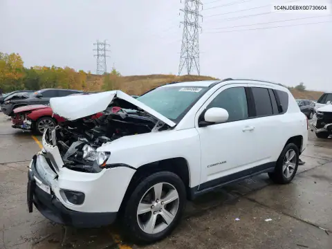 1C4NJDEBXGD730604 — 2016 Jeep Compass, Передняя часть, фото до ремонта