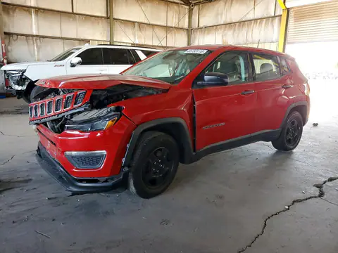 3C4NJCAB5HT647612 — 2017 Jeep Compass, Передняя часть (Front End), фото до ремонта