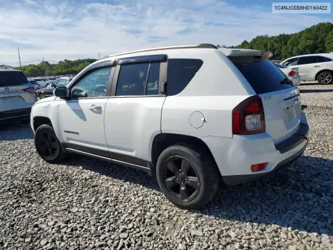 2017 Jeep Compass Latitude VIN 1C4NJCEB8HD160422 фото 2