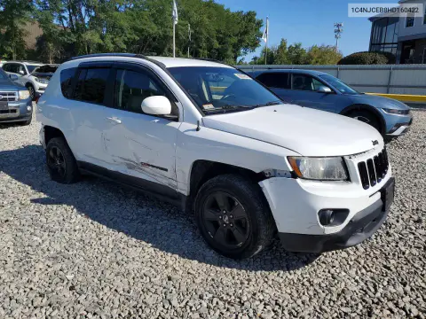 2017 Jeep Compass Latitude VIN 1C4NJCEB8HD160422 фото 4
