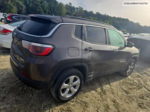 2017 Jeep Compass Latitude VIN 3C4NJDBB6HT692790 фото 3