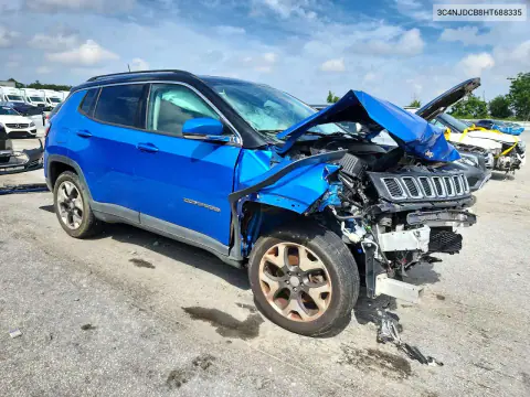 2017 Jeep Compass Limited VIN 3C4NJDCB8HT688335 фото 4