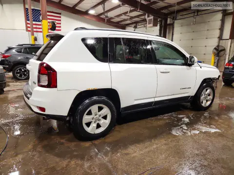 2017 Jeep Compass Latitude VIN 1C4NJCEA2HD207001 фото 3