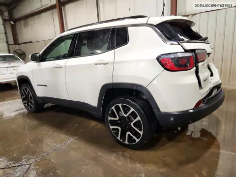 3C4NJDCB9HT631903 — 2017 Jeep Compass, фото 2 с аукциона Copart, Задняя часть