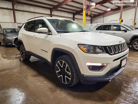 3C4NJDCB9HT631903 — 2017 Jeep Compass, фото 4 с аукциона Copart, Задняя часть