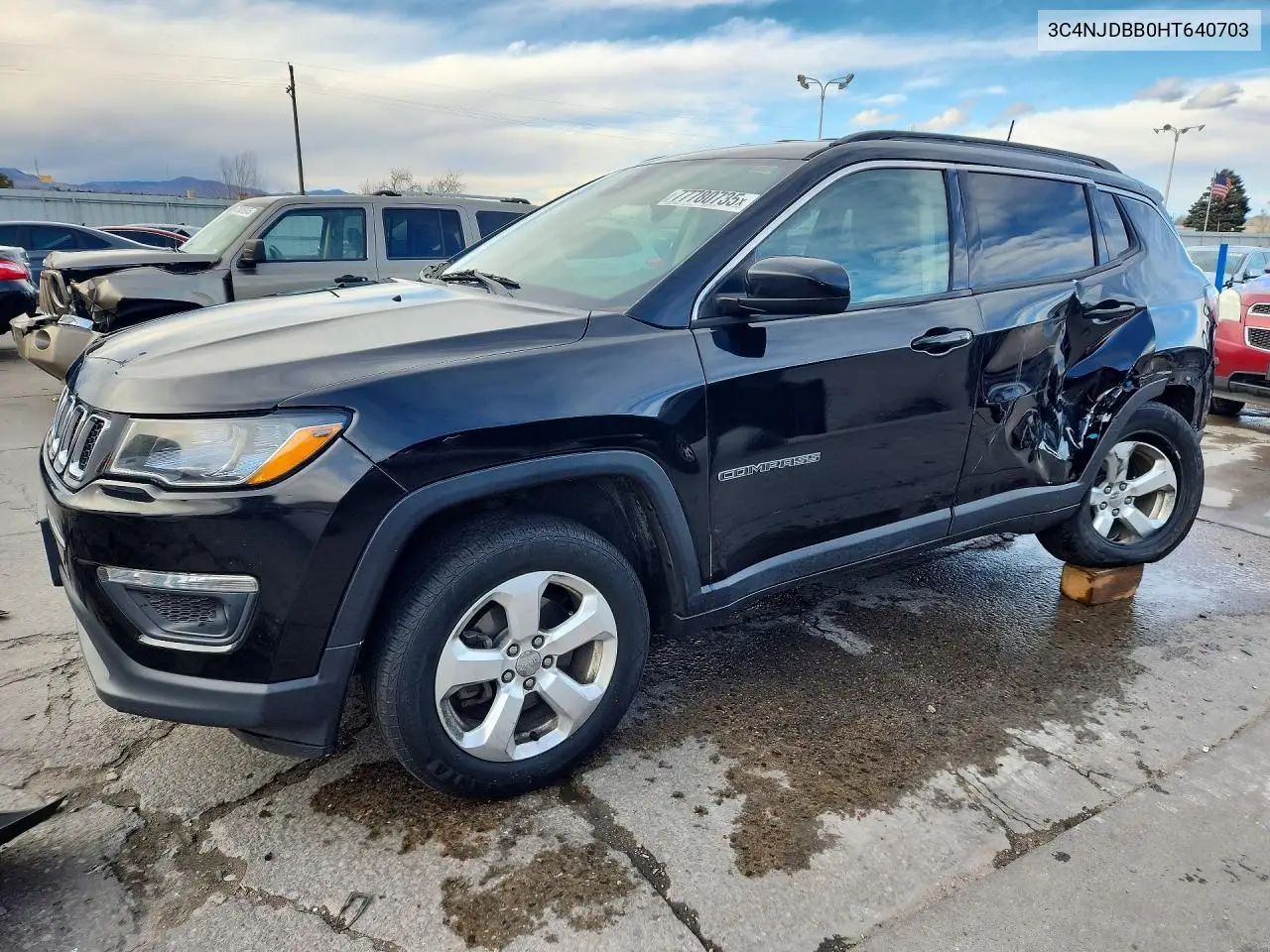 3C4NJDBB0HT640703 Jeep Compass 2017 — повреждение Задняя часть, фото до ремонта