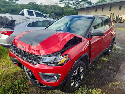 3C4NJDDBXJT130247 — 2018 Jeep Compass, Передняя часть (Front End), фото до ремонта