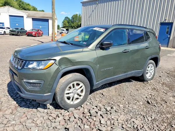3C4NJDABXJT314964 — 2018 Jeep Compass, Передняя часть (Front End), фото до ремонта
