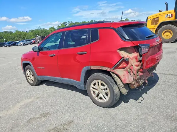 3C4NJCAB7JT122539 — 2018 Jeep Compass, фото 2 с аукциона Copart, Задняя часть