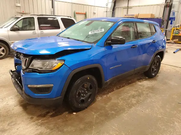 3C4NJDAB1JT190759 — 2018 Jeep Compass, Передняя часть (Front End), фото до ремонта