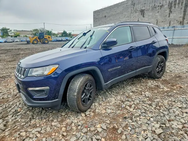 3C4NJDBB9JT138603 — 2018 Jeep Compass, Передняя часть (Front End), фото до ремонта