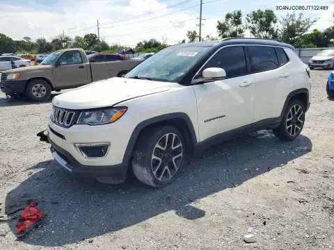 3C4NJCCB0JT122489 — 2018 Jeep Compass, Передняя часть, фото до ремонта