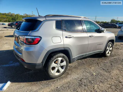 2018 Jeep Compass Latitude VIN 3C4NJDBB7JT401235 фото 3