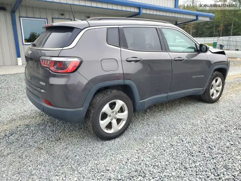 2018 Jeep Compass Latitude VIN 3C4NJDBB4JT246353 фото 3
