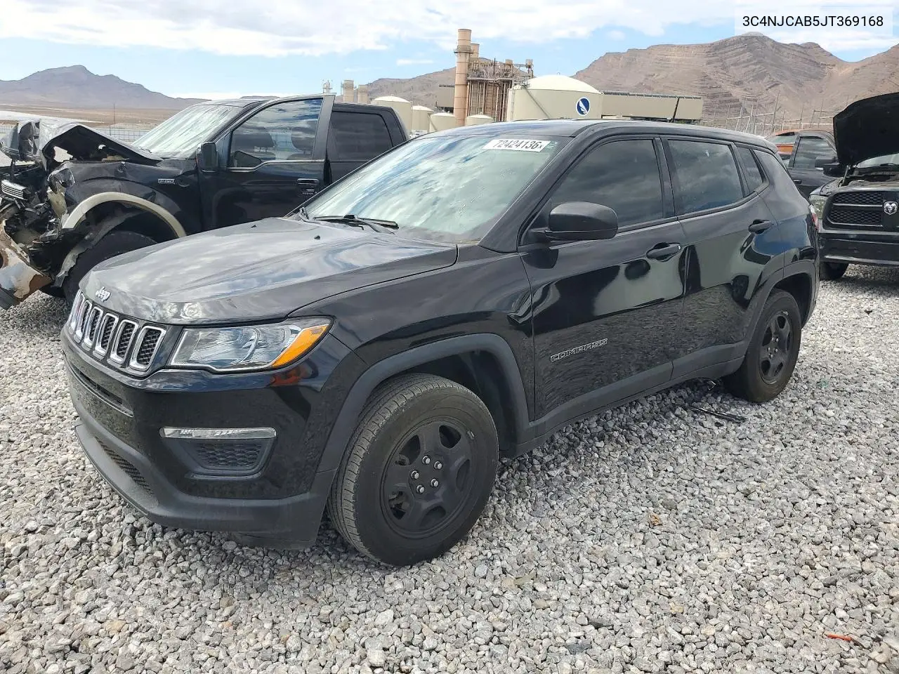 2018 Jeep Compass Sport VIN 3C4NJCAB5JT369168 фото 1