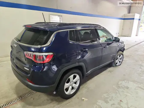2018 Jeep Compass Latitude VIN 3C4NJDBB7JT191512 фото 3