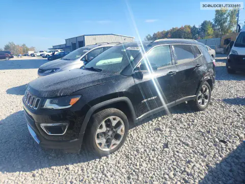 3C4NJDCB1JT333691 — 2018 Jeep Compass, Задняя часть, фото до ремонта