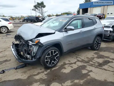 3C4NJDCB2JT298434 — 2018 Jeep Compass, Передняя часть, фото до ремонта