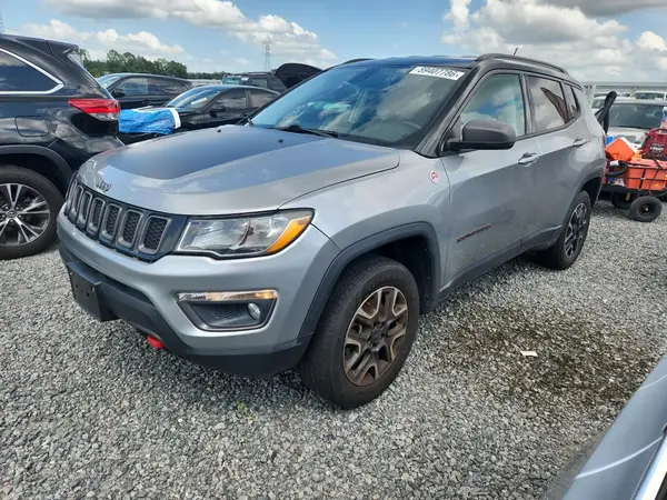 3C4NJDDB4KT733132 — 2019 Jeep Compass, Передняя часть (Front End), фото до ремонта