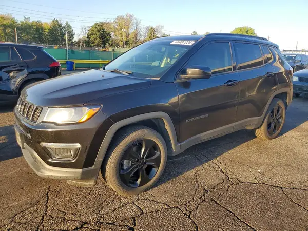 3C4NJDBB6KT621337 — 2019 Jeep Compass, Град (Hail), фото до ремонта