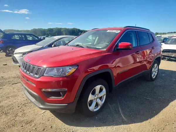 3C4NJDBB1KT689612 — 2019 Jeep Compass, Передняя часть (Front End), фото до ремонта