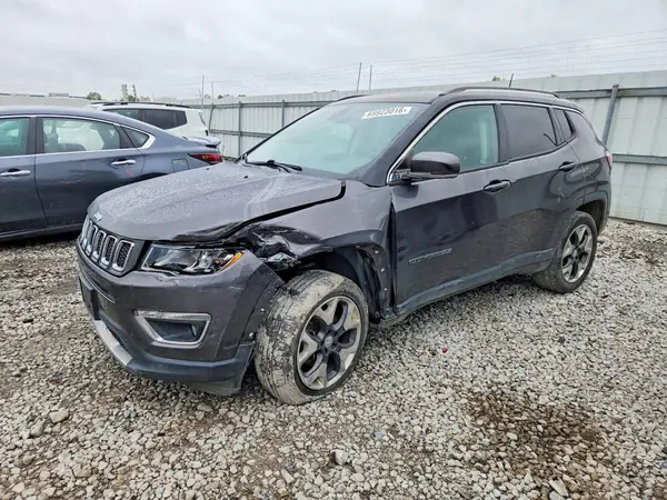 3C4NJDCB7KT729626 — 2019 Jeep Compass, Передняя часть (Front End), фото до ремонта