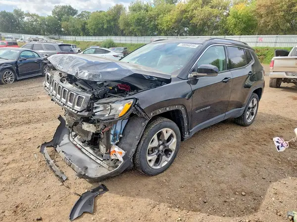 3C4NJDCB9KT661362 — 2019 Jeep Compass, Передняя часть (Front End), фото до ремонта