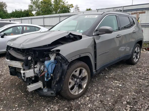 3C4NJDCB3KT690310 — 2019 Jeep Compass, Передняя часть (Front End), фото до ремонта