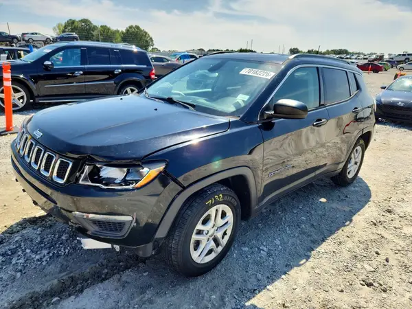 3C4NJCAB1KT844350 — 2019 Jeep Compass, Передняя часть (Front End), фото до ремонта
