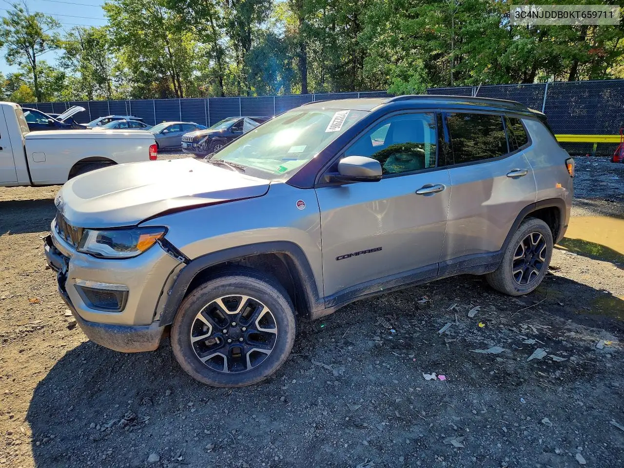 2019 Jeep Compass Trailhawk VIN 3C4NJDDB0KT659711 фото 1