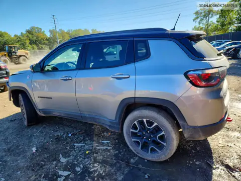 2019 Jeep Compass Trailhawk VIN 3C4NJDDB0KT659711 фото 2