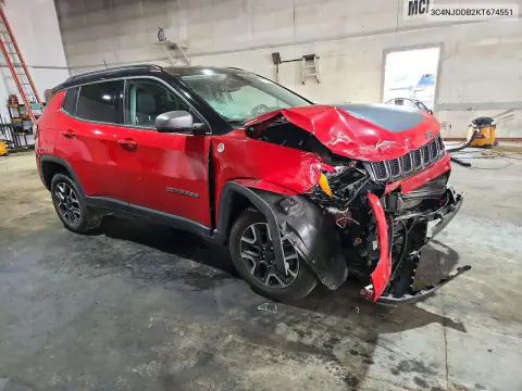 2019 Jeep Compass Trailhawk VIN 3C4NJDDB2KT674551 фото 4