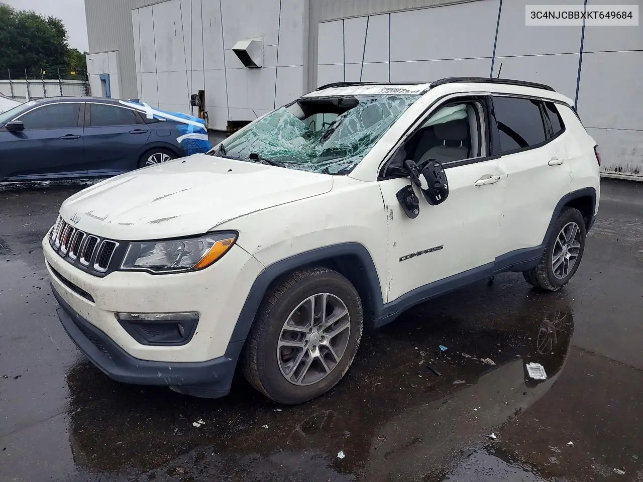 2019 Jeep Compass Latitude VIN 3C4NJCBBXKT649684 фото 1