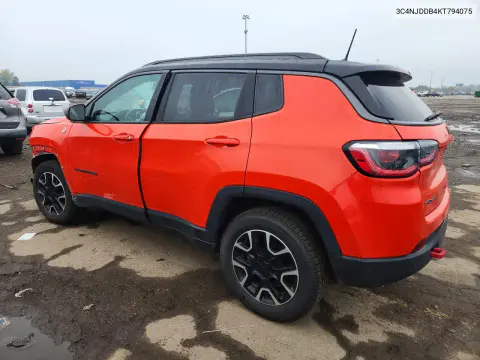 2019 Jeep Compass Trailhawk VIN 3C4NJDDB4KT794075 фото 2
