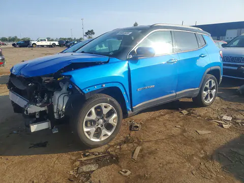 3C4NJDCBXLT233799 — 2020 Jeep Compass, Передняя часть (Front End), фото до ремонта