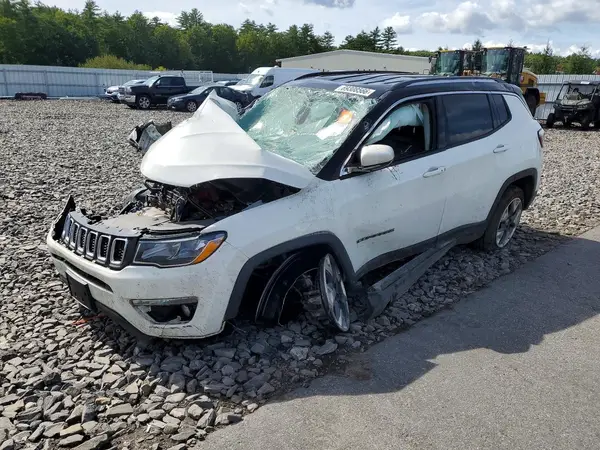 3C4NJDCBXLT204061 — 2020 Jeep Compass, Опрокидывание (Rollover), фото до ремонта