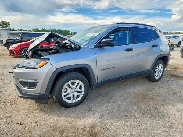 3C4NJCAB8LT191016 — 2020 Jeep Compass, Передняя часть (Front End), фото до ремонта