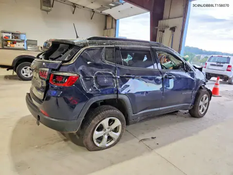 2020 Jeep Compass Latitude VIN 3C4NJDBB8LT158070 фото 3