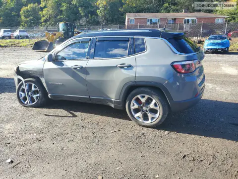 2020 Jeep Compass Limited VIN 3C4NJDCB5LT108886 фото 2