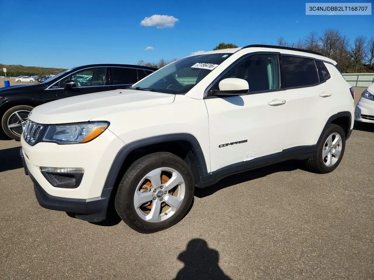 2020 Jeep Compass Latitude VIN 3C4NJDBB2LT168707 фото 1