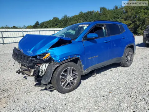 3C4NJCBB3LT151005 — 2020 Jeep Compass, Передняя часть, фото до ремонта