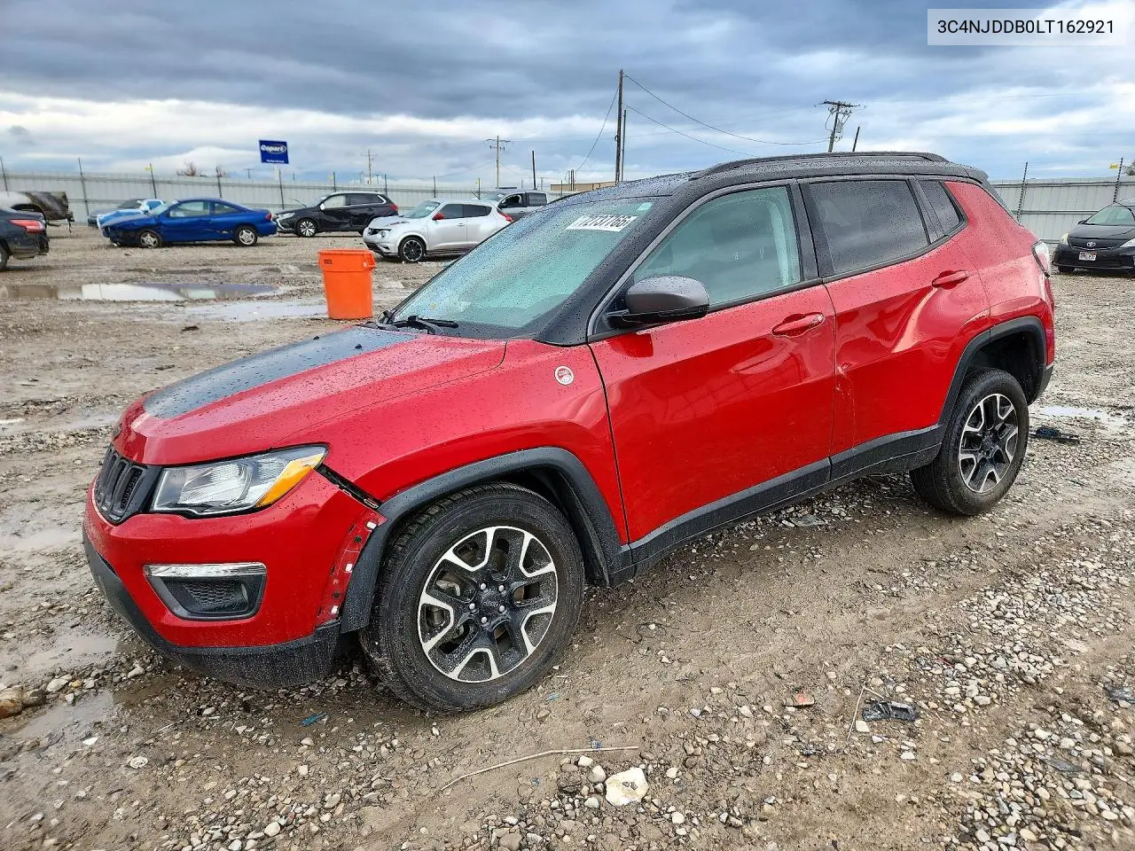 3C4NJDDB0LT162921 Jeep Compass 2020 — повреждение Передняя часть, фото до ремонта