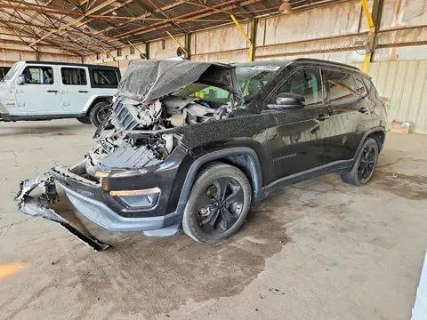 3C4NJCBB1MT538900 — 2021 Jeep Compass, Передняя часть (Front End), фото до ремонта