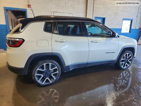 2021 Jeep Compass Limited VIN 3C4NJDCB7MT592786 фото 3