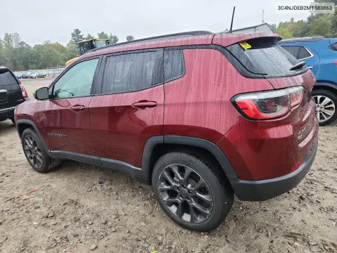 2021 Jeep Compass 80Th Edition VIN 3C4NJDEB2MT583863 фото 2