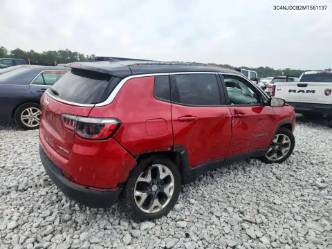 2021 Jeep Compass Limited VIN 3C4NJDCB2MT561137 фото 3