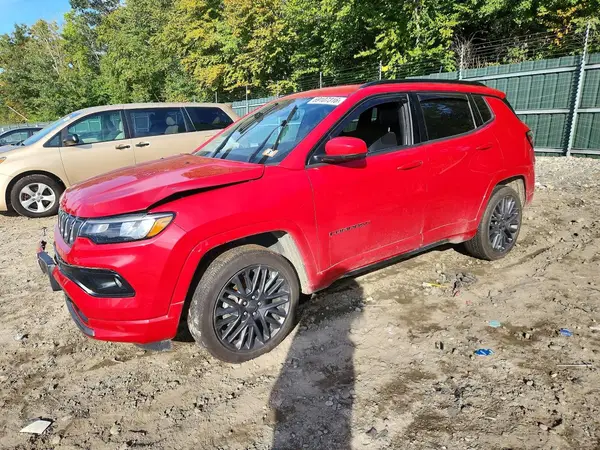 3C4NJDCB7NT223010 — 2022 Jeep Compass, Передняя часть (Front End), фото до ремонта