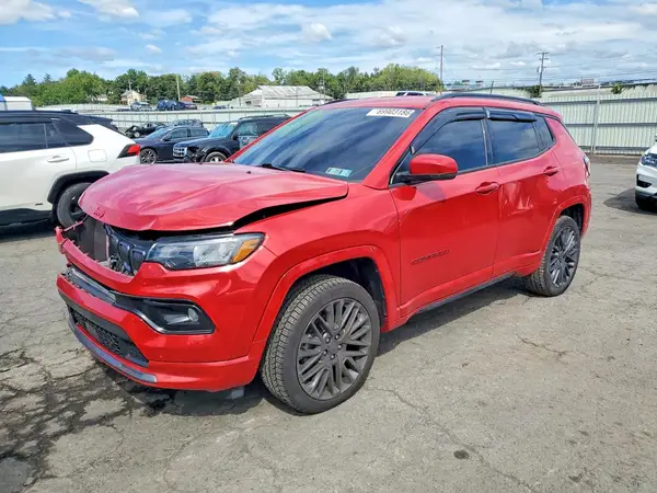3C4NJDCBXNT197731 — 2022 Jeep Compass, Передняя часть (Front End), фото до ремонта