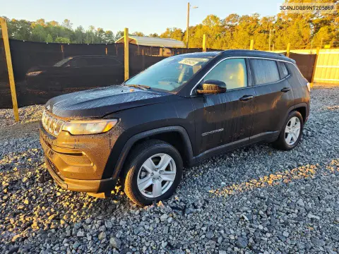 3C4NJDBB9NT205867 — 2022 Jeep Compass, Сторона, фото до ремонта